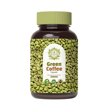 SR Ayurveda Green Coffee Bean Extract Capsules with 50% CGA for Weight Management
